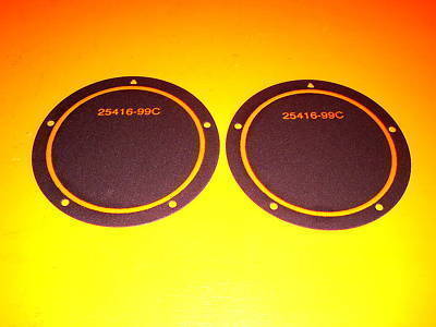 FITS  HARLEY TWIN CAM   DERBY COVER GASKETS WITH METAL CORE 2 EACH  DC25416-99