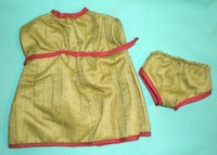 Doll Dress Green With Panties 7 2/3 Doll Dress Green With Panties 7 2/3