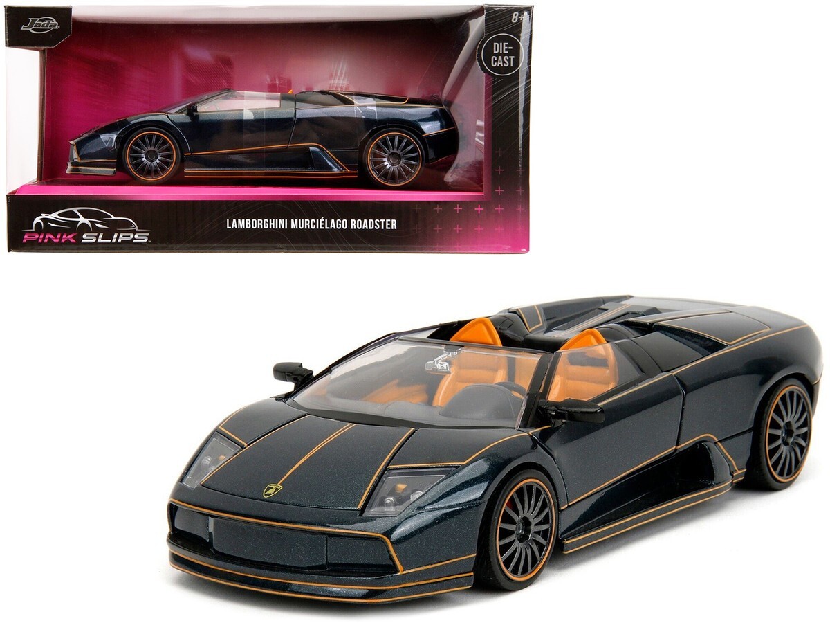 JADA PINK SLIPS LAMBORGHINI MURCIELAGO ROADSTER 1/24 BLACK