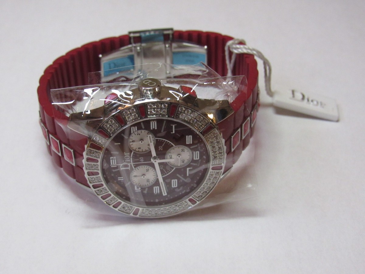 クリスチャンディオール\r
DIOR.MaNia ノースリーブ The Dior Chiffre Rouge Chronograph in High Contrast Red and