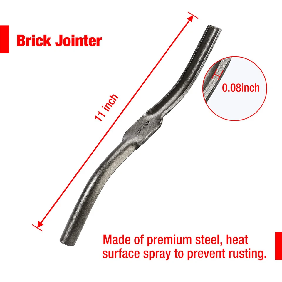 Goldblatt 4PC Tile Grout Masonry Mortar Bag Set 1PC Brick Jointer 3PC Grout Bags - Image 3 of 4