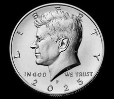 2025 P &/orD Kennedy Half Dollar US Mint Coin "UNC"