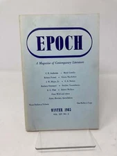 Epoch A Magazine of Contemporary Literature by Baxter Hathaway 1st Ed VG PB 1965