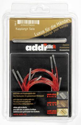 addi Click Lace Kordeln und Verbinder Set austauschbare Stricknadel Kabel