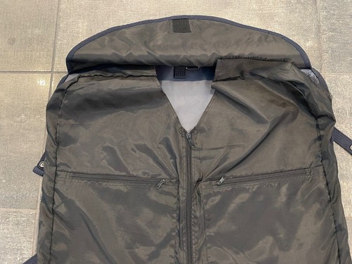 ARNOLD BRANT Business Garment Bag Suits Dresses Clothing Foldable Pockets Blue - Picture 4 of 7