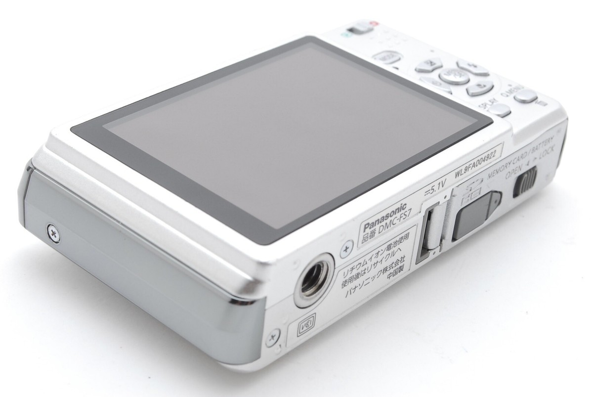 NEAR MINT ] Panasonic Lumix DMC-FS7 10MP Silver Digital