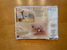 RARE VINTAGE 1986 The Creative Circle 16"x20" "Mallards at Sunset" 100 Wool Kit