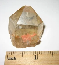 1.5" BEAUTIFUL RARE NATURAL ROUGH CONGO CITRINE QUARTZ CRYSTAL POINT ~ 31.2g *A4