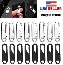 12Pcs Zipper Fixer Repair Pull Tap Replacement Set for Luggages Boots Bag Pants