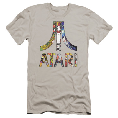 ATARI INSET ART Licensed Adult Men's Graphic Tee Shirt SM-5XL