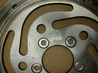 HARLEY DAVIDSON Softail DYNA Sportster Rear OEM Brake Rotor 41797 HARLEY DAVIDSON Softail DYNA Sportster Rear OEM Brake Rotor 41797