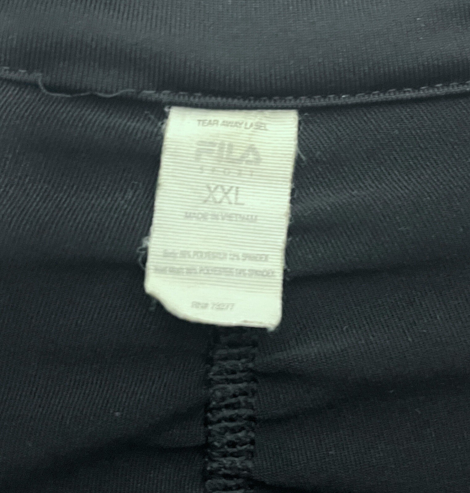 Giacca Fila Track donna 2X nero blu full zip vintage anni 90 tempo libero atletica hip hop