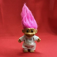 Vintage Russ Master Chef Troll Pink Hair
