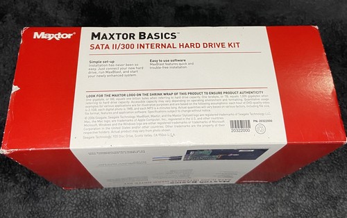 Maxtor DiamondMax 160GB SATA 2/300 Internal Hard Drive Kit HDD 9DN1A2-590 NEW - Picture 4 of 6