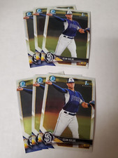 6 2018 Bowman CHROME Draft SEAN GUILBE Baseball card lot SAN DIEGO PADRES #144