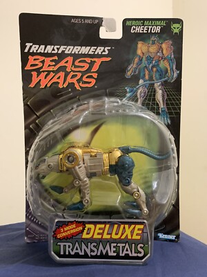 Vintage Transformers Beast Wars Deluxe Transmetals Cheetor 1997