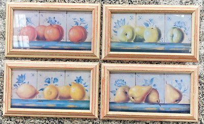 Bilder - Fabrice De Villeneuve - 4 Kunstdrucke im Rahmen - je 29 x 17 cm