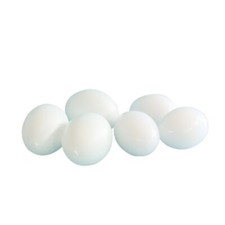 6Pcs White Solid Plastic Pigeon Dove Eggs Dummy Egg Improve Laying Survival Rate