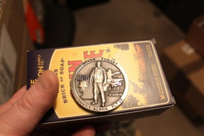 OPERATION RED WINGS LT MIKE MURPHY SDVT-1 ALPHA - #'RD ORIG CHALLENGE COIN! RARE