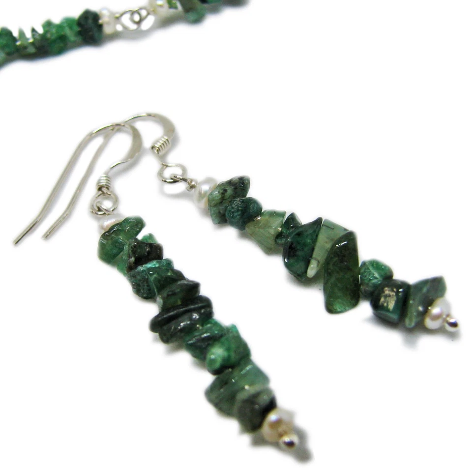 Восстановленные сокровища — набор ювелирных изделий из стерлингового серебра с изумрудной фишкой от SoniaMcD - Изображение 4 из 4