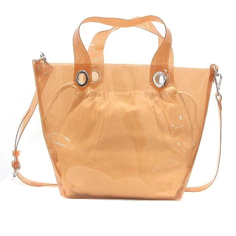 Zara Vinyl Bag 2Way Hand Shoulder Orange Mn Ladies eBay