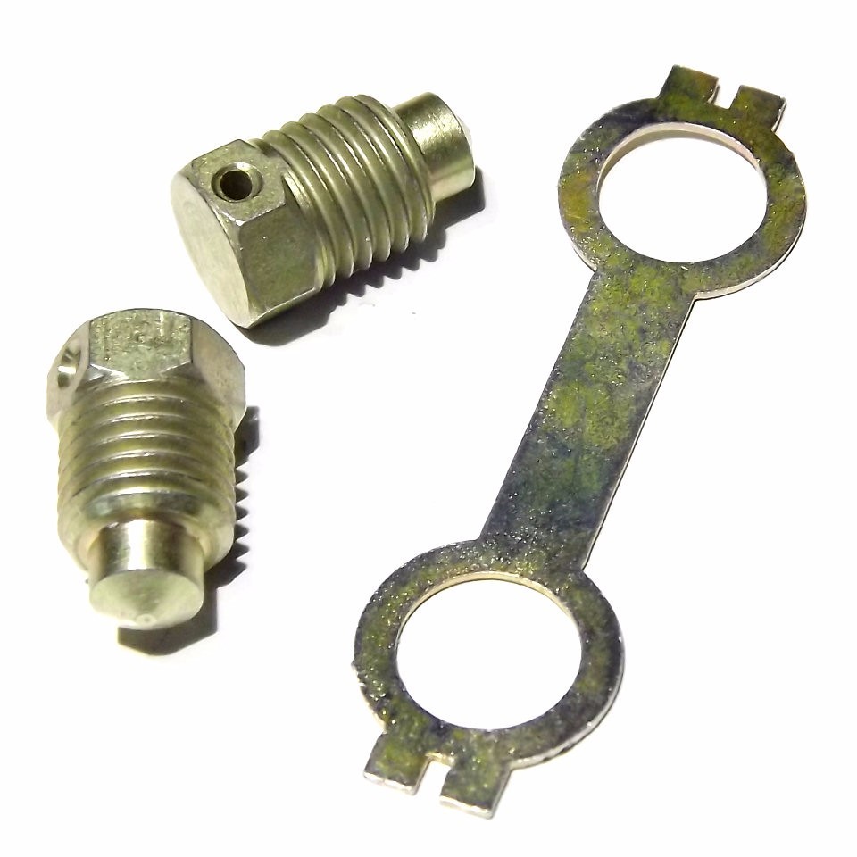 2pcs Venturi Locking Screw + lock washer Weber 45-48-50 DCOE