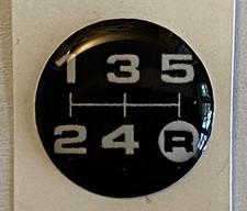 MG GEAR KNOB STICK SHIFT INSERT DOMED RESIN BADGE 14mm MGF MGTF ZT ZS All Sizes