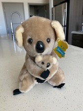 DAKIN VINTAGE PLUSH STUFFED ANIMAL MAMA AND BABY KOALA 31-2667 NOS NEW TAGS
