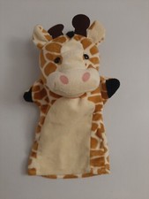 Melissa  Doug Plush Giraffe Hand Puppt Zoo Animal