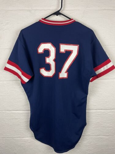 Vintage Cleveland Indians Major League Jersey size 44 Rawlings #37 1980s Rare - Picture 2 of 8