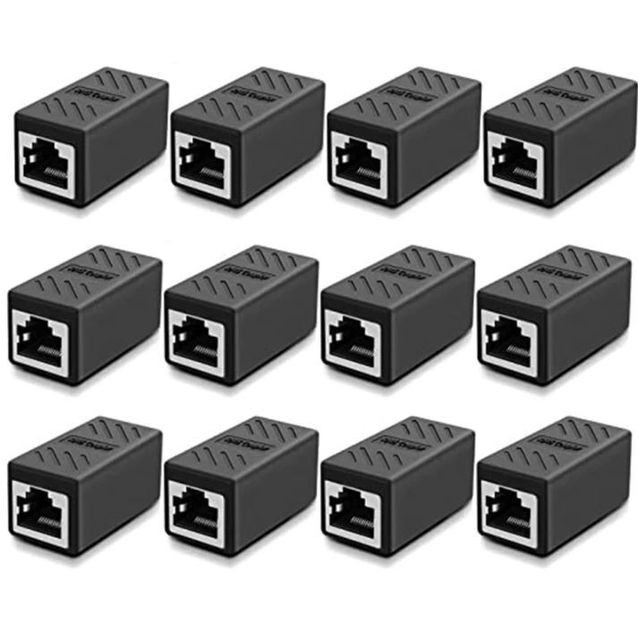 RJ45 Cable Joiner Extender Coupler Cable Female Adapter LAN