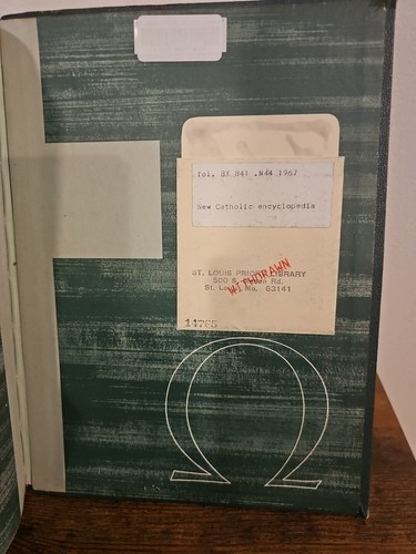 New Catholic Encyclopedia Full Set 1967 Copyright 17 Vol Set - Picture 11 of 24