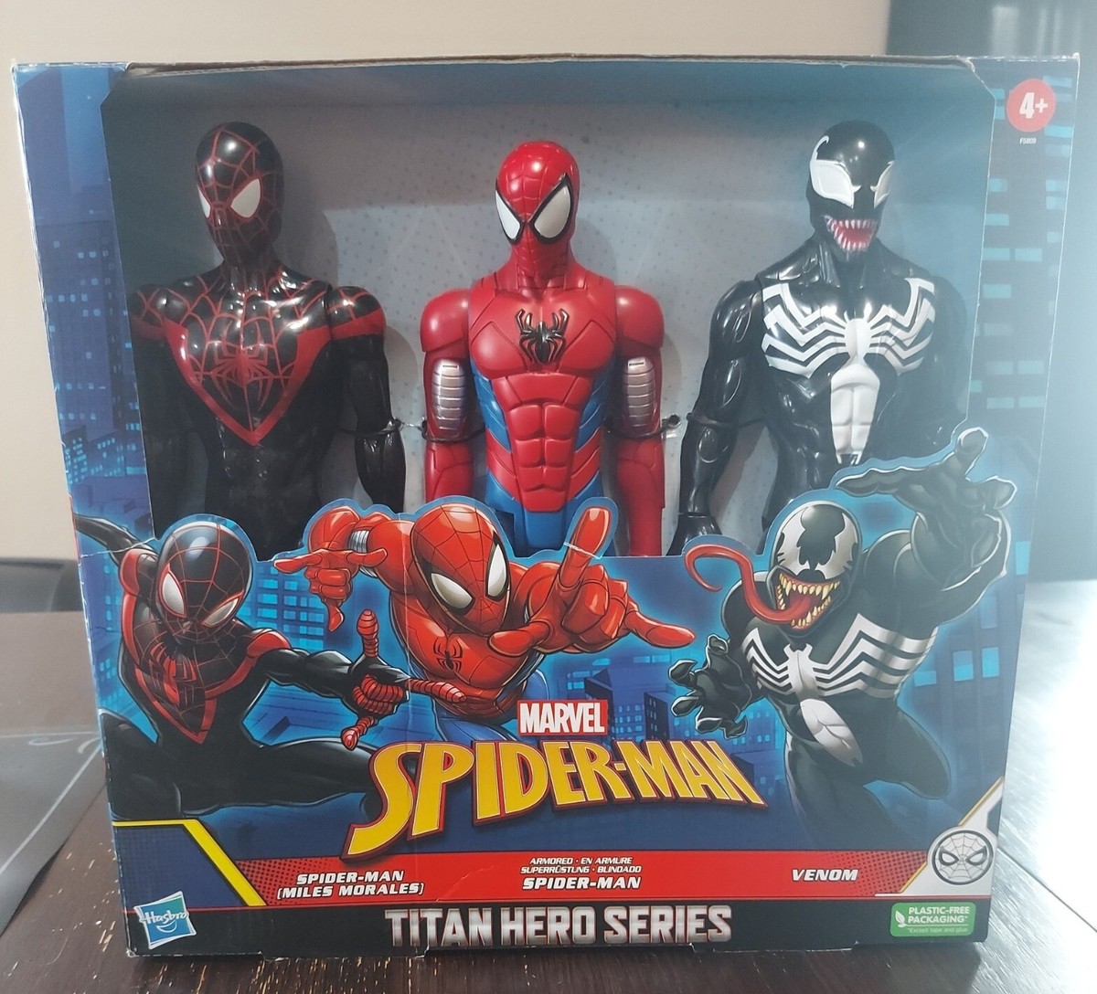 Marvel Titan Hero Series 3 Pack: Venom Spider-Man & Miles Morales