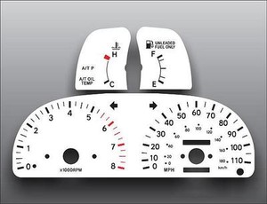 1995-1997-Toyota-Tacoma-SR5-3-4L-Auto-Dash-Instrument-Cluster-White-Face-Gauges