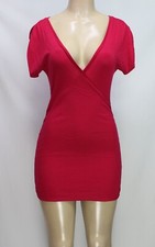 Express Women's Dress Short Sleeve Fuchsia Size XS