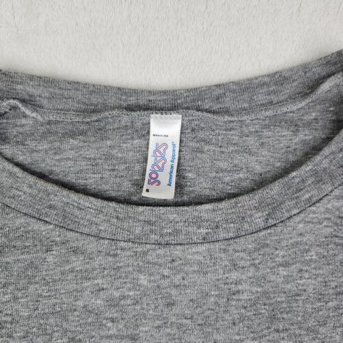 American Apparel THE SHINS Indie Rock Band Long Sleeve Shirt Womens Small Gray - Picture 3 of 5