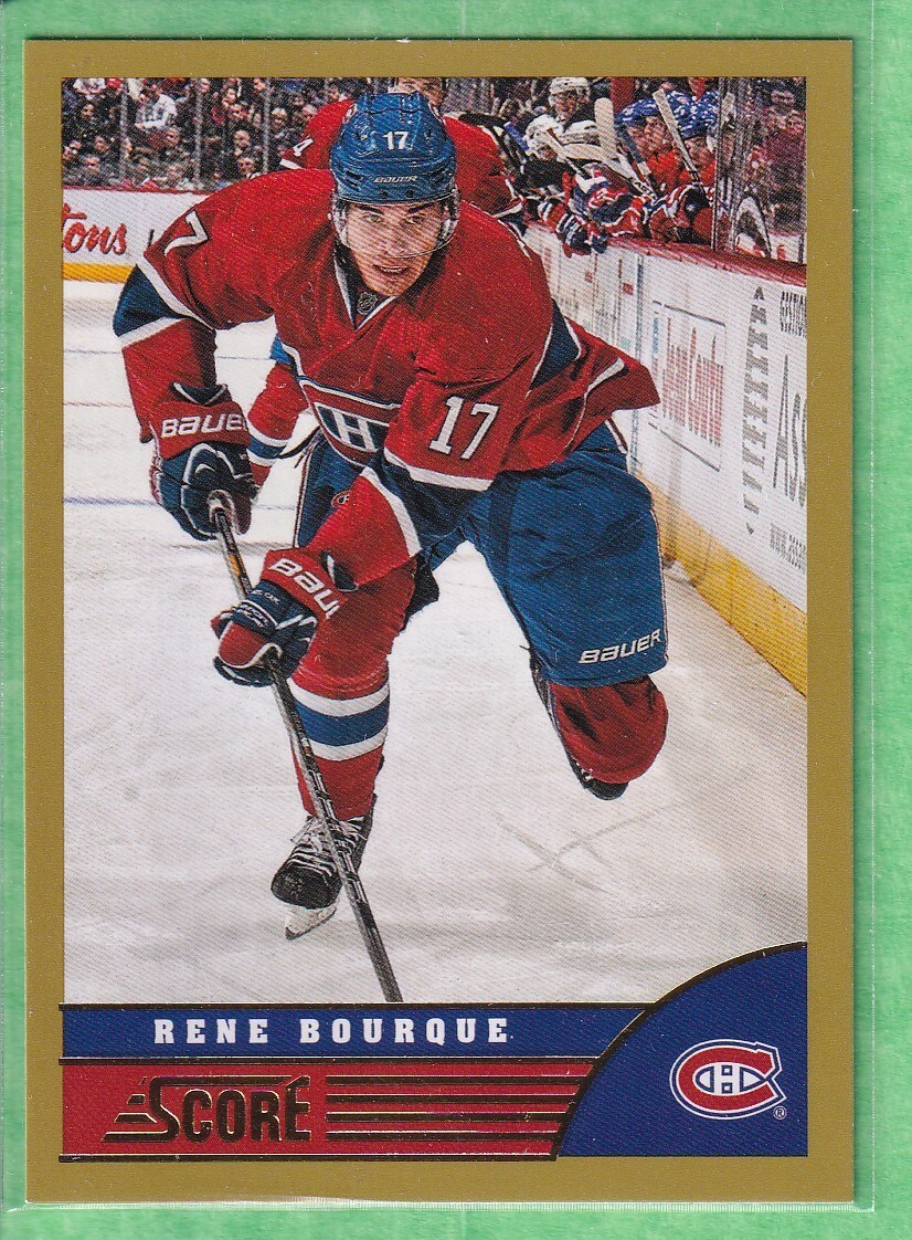 2013-14 Score Gold #261 Rene Bourque Montreal Canadiens