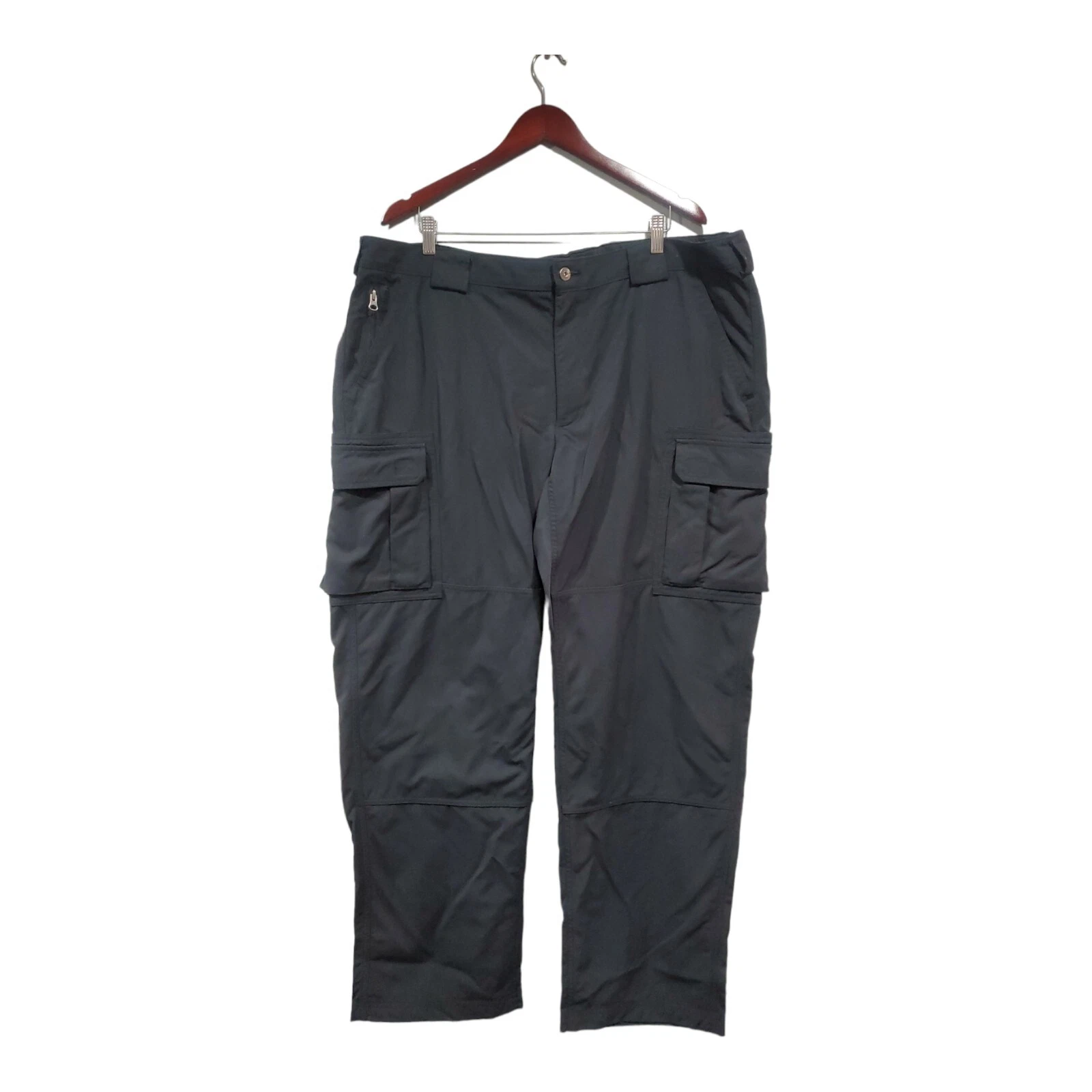 Duluth Trading Co Men's Black 100% Nylon Utility Work Cargo Pants Size 2XLx34