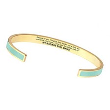 My Badass Friend Gang Bracelet, Badass Bestie Bracelet, Neptune Green