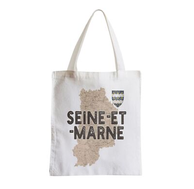 Sac en Tissu Vosges 88 Département Epinal Carte Rare 19eme Siecle Rare