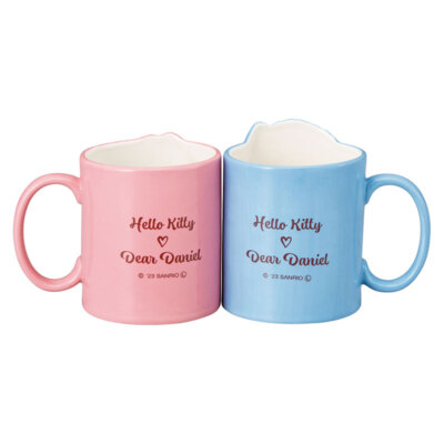 Hello Kitty & Dear Daniel Kiss Pair Mug tableware lovely design