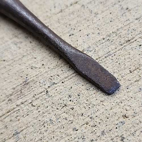 Antique Screwdriver 4" Swedish Or German Made Flat Head Screwdriver Wood Metal - Picture 6 of 11