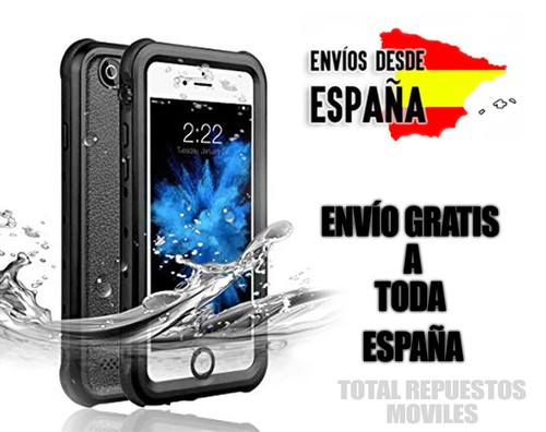 ▷ SUMERGIBLE RESISTENTE AL AGUA PARA IPHONE 6+ PLUS 6S+ PLUS NEGRO eBay