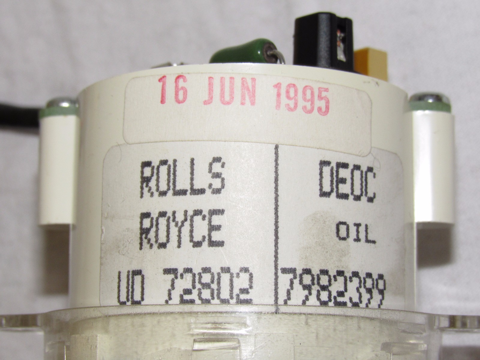 Bentley & Rolls-Royce Oil Gauge Pressure Genuine Parts UD72802