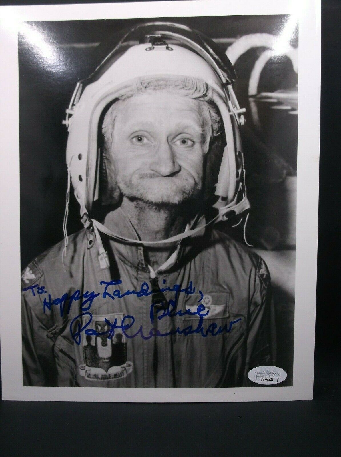 PAT CRANSHAW Autographed/Signed 8x10 Photo Blue from Old School