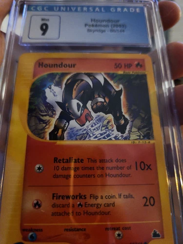 2003 Skyridge 66/144 Houndour eReader CGC 9 MINT PSA Pokémon TCG