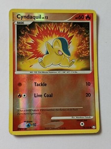 Pokemon: Cyndaquil 79/123 Reverse Holo. Diamond & Pearl Mysterious Treasures. PL