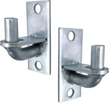 2 Pack Wall Mount Gate Hinges, Heavy Duty Farm Gate Hinges, Chain Link Fence Gat