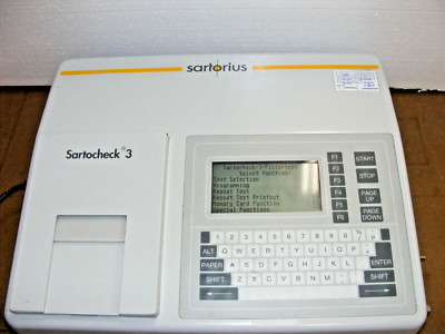Sartorius Sartocheck 3 / 16286 Filter Integrity Tester