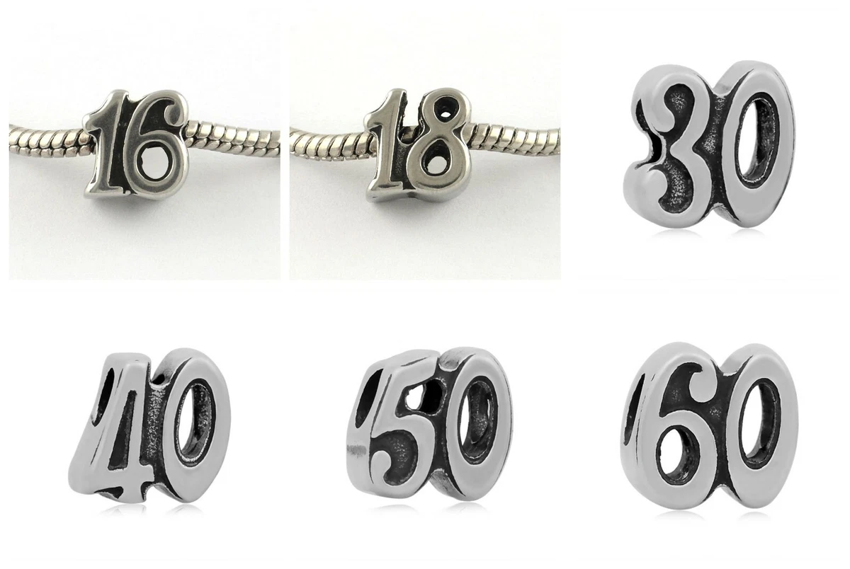 60th Birthday Pandora Charm